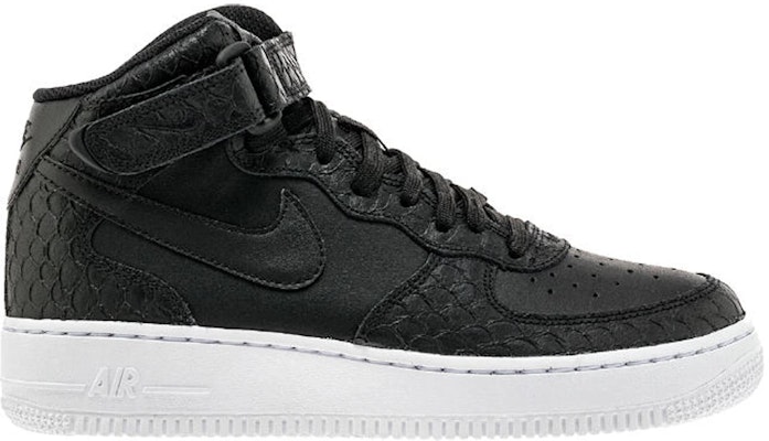 Nike Air Force 1 Mid 透氣輕便 中筒 板鞋 GS 黑色 Order Nike Air Force 1 Mid 透氣輕便 中筒 板鞋 GS 黑色