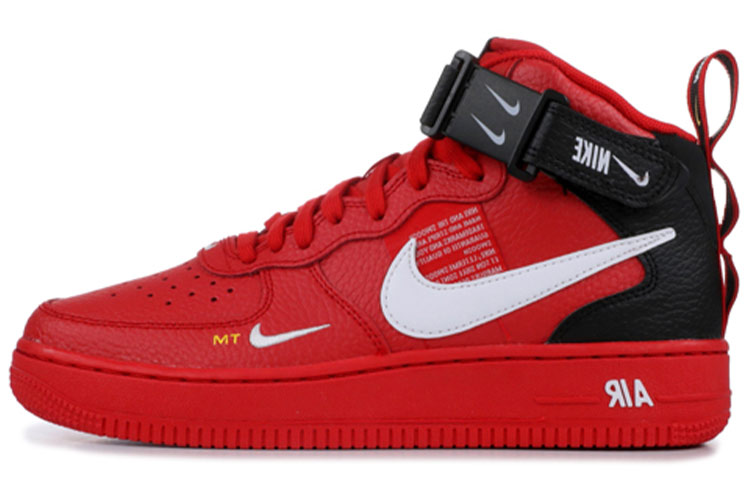 (Youth) Nike Air Force 1 Mid LV8 'University Red' AV3803-600