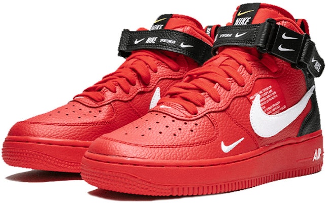 (JR) Nike Air Force 1 Mid LV8 'Merah Universiti' AV3803-600 Order (JR) Nike Air Force 1 Mid LV8 'Merah Universiti' AV3803-600