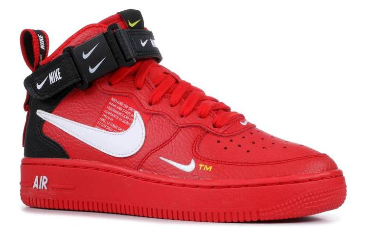 Lookbook (JR) Nike Air Force 1 Mid LV8 'Merah Universiti' AV3803-600