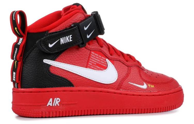 Shop (JR) Nike Air Force 1 Mid LV8 'Merah Universiti' AV3803-600