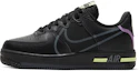 Buy (JR) 나이키 에어 포스 1 리액트 '트리플 블랙' CD6960-001