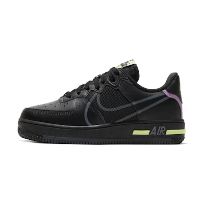 (Youth) Nike Air Force 1 React 'Triple Black'