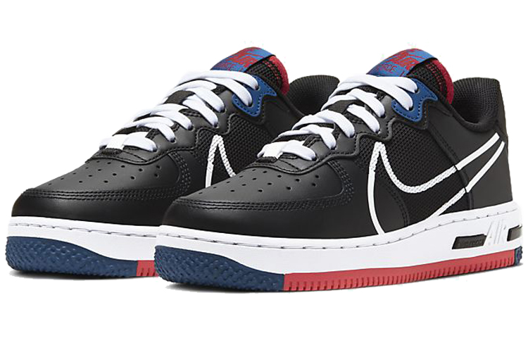 Lookbook (JR) ナイキ エアフォース1 リアクト SU "ブラック/ジムレッド" CT5117-002