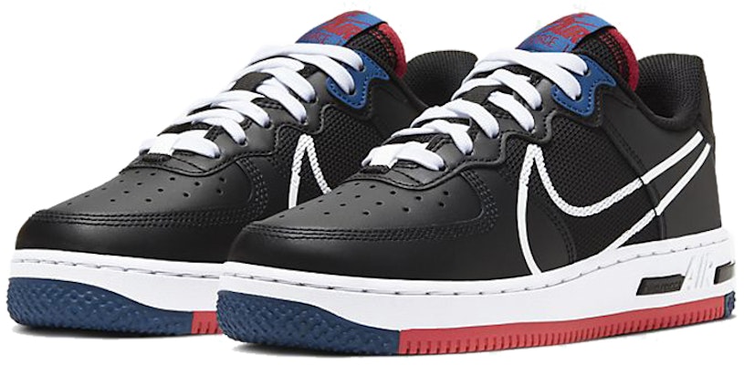 (JR) ナイキ エアフォース1 リアクト SU "ブラック/ジムレッド" CT5117-002 Lookbook (JR) ナイキ エアフォース1 リアクト SU "ブラック/ジムレッド" CT5117-002