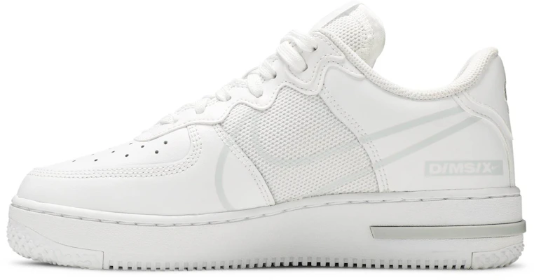 Nike Air Force 1 Low React 低筒 板鞋 GS 白灰 Lookbook Nike Air Force 1 Low React 低筒 板鞋 GS 白灰