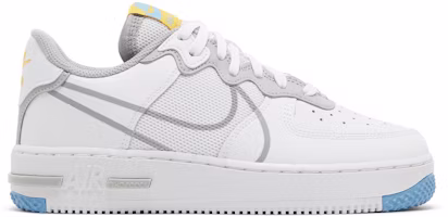 (Youth) Nike Air Force 1 React SU 'White Light Smoke Grey' CT5117-102 (Youth) Nike Air Force 1 React SU 'White Light Smoke Grey' CT5117-102