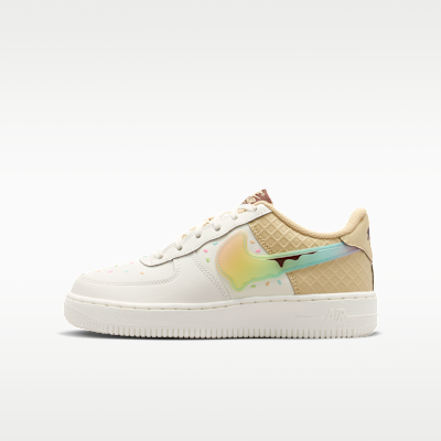 (Youth) Nike Air Force 1 Sale/Sesame/Lemon Venom/Multicolor IV6209-133