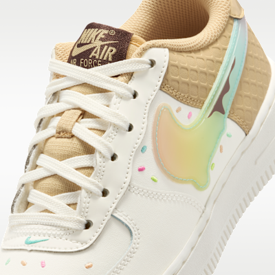 Sizing (JR) Nike Air Force 1 麥色/芝麻/檸檬毒/多色 IV6209-133