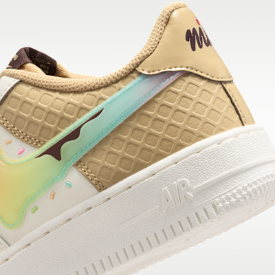 Cheap (JR) Nike Air Force 1 麥色/芝麻/檸檬毒/多色 IV6209-133