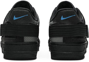 (JR) Nike Air Force 1 Type 'Hitam Biru Foto' BQ4793-002 Details for (JR) Nike Air Force 1 Type 'Hitam Biru Foto' BQ4793-002