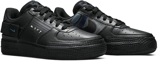 (JR) Nike Air Force 1 Type 'Hitam Biru Foto' BQ4793-002 Cheap (JR) Nike Air Force 1 Type 'Hitam Biru Foto' BQ4793-002