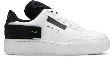 (Youth) Nike Air Force 1 Type 'White Black Volt' BQ4793-101 (Youth) Nike Air Force 1 Type 'White Black Volt' BQ4793-101