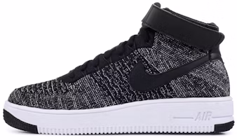 (Youth) Nike Air Force 1 Ultra Flyknit Mid 'Black White' 862824-001 (Youth) Nike Air Force 1 Ultra Flyknit Mid 'Black White' 862824-001