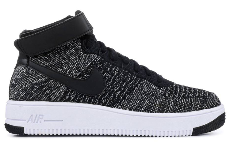 Order (JR) Nike Air Force 1 Ultra Flyknit Mid ''Nero Bianco'' 862824-001