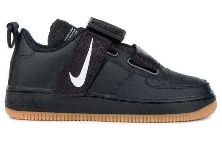 Order (JR) Nike Air Force 1 Utility 'Hitam Putih Gum' AJ6601-003