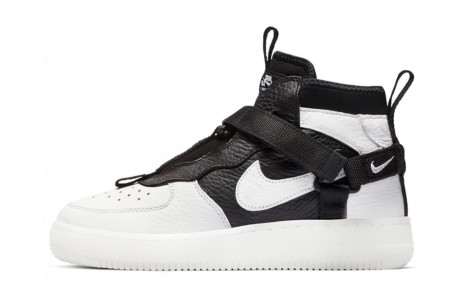Buy (JR) 耐克 Air Force 1 Utility Mid 'Ocra' 中帮运动鞋 AQ3693-100