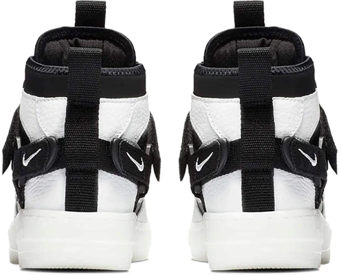 Nike Air Force 1 Mid Utility 奧利奧 復古 中幫 板鞋 GS 黑白 Shop Nike Air Force 1 Mid Utility 奧利奧 復古 中幫 板鞋 GS 黑白