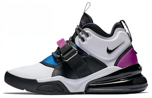 (Youth) Nike Air Force 270 'White Lyon Blue Berry' AJ8208-102 (Youth) Nike Air Force 270 'White Lyon Blue Berry' AJ8208-102