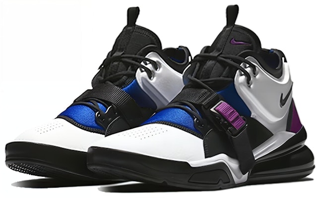 (Youth) Nike Air Force 270 'White Lyon Blue Berry' AJ8208-102 Lookbook (Youth) Nike Air Force 270 'White Lyon Blue Berry' AJ8208-102