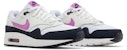 (JR) Nike Air Max 1 'Fuchsia Dream' - Kasut Wanita Warna Ungu Mimpian. FQ8360-100
