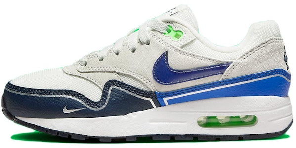(JR) 耐克Air Max 1 '黑曜石皇家轮廓' HF7814-100 Buy (JR) 耐克Air Max 1 '黑曜石皇家轮廓' HF7814-100