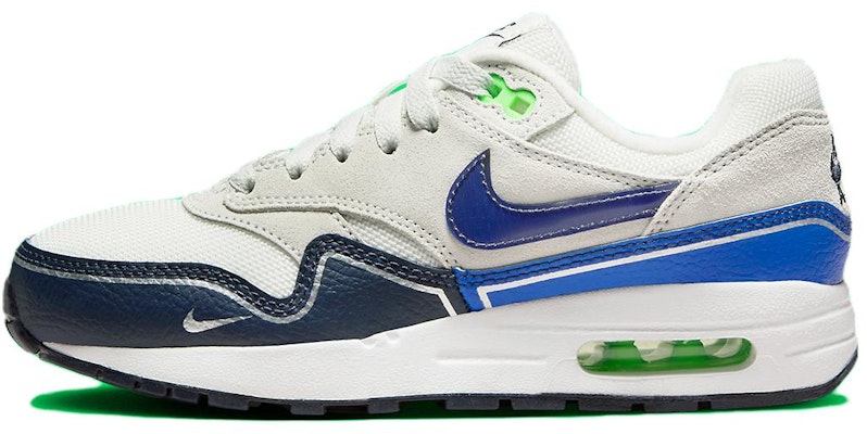 (Youth) Nike Air Max 1 'Obsidian Royal Outlines' HF7814-100 Buy (Youth) Nike Air Max 1 'Obsidian Royal Outlines' HF7814-100