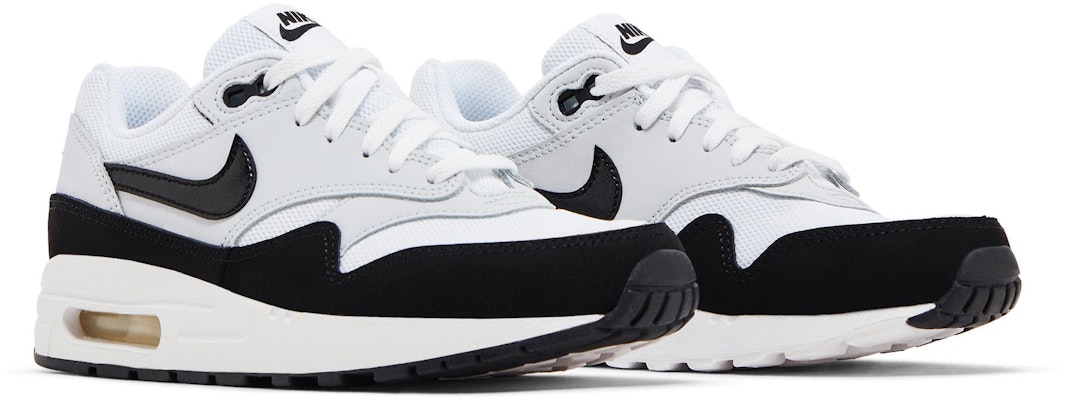 (Youth) Nike Air Max 1 'White Black' DZ3307-106 Cheap (Youth) Nike Air Max 1 'White Black' DZ3307-106