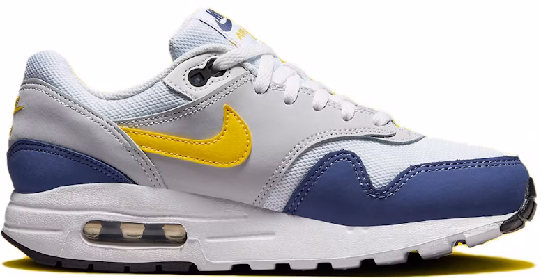 (Youth) Nike Air Max 1 'White Yellow Blue' DZ3307-107 Order (Youth) Nike Air Max 1 'White Yellow Blue' DZ3307-107