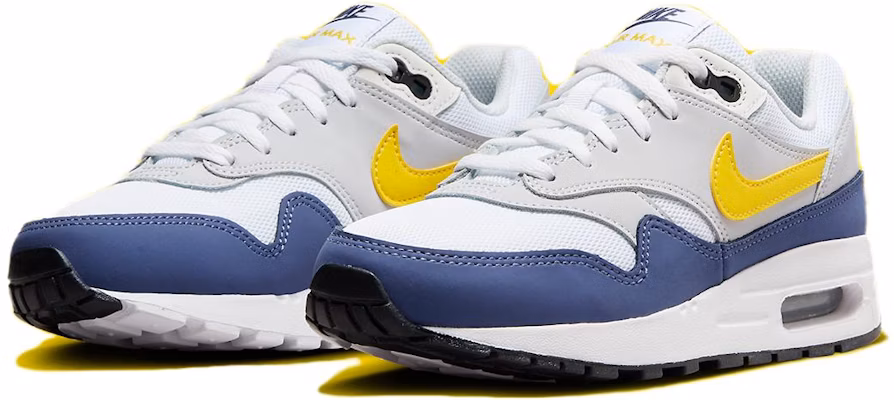 (Youth) Nike Air Max 1 'White Yellow Blue' DZ3307-107 Lookbook (Youth) Nike Air Max 1 'White Yellow Blue' DZ3307-107