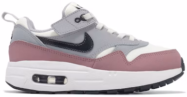 (Youth) Nike Air Max 1 EasyOn 'Summit White Pink' DZ3308-115 (Youth) Nike Air Max 1 EasyOn 'Summit White Pink' DZ3308-115