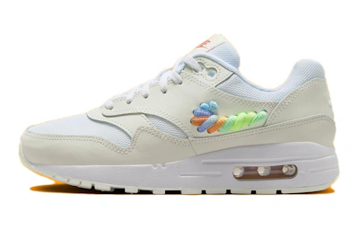 (Youth) Nike Air Max 1 SE 'Rainbow Lace Swoosh' FN4782-100