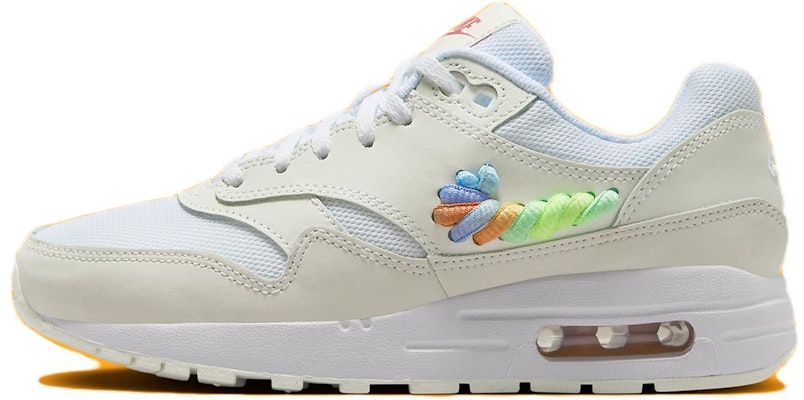 (Youth) Nike Air Max 1 SE 'Rainbow Lace Swoosh' FN4782-100 Buy (Youth) Nike Air Max 1 SE 'Rainbow Lace Swoosh' FN4782-100