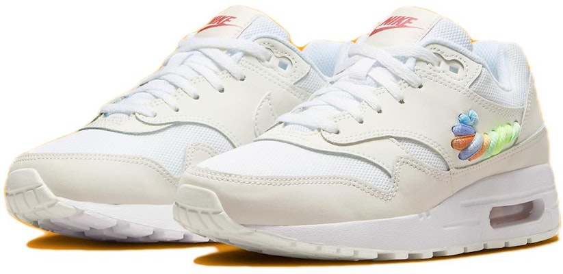 (Youth) Nike Air Max 1 SE 'Rainbow Lace Swoosh' FN4782-100 Lookbook (Youth) Nike Air Max 1 SE 'Rainbow Lace Swoosh' FN4782-100