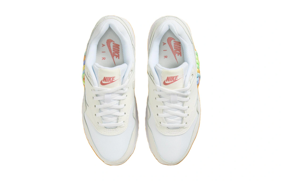 (Youth) Nike Air Max 1 SE 'Rainbow Lace Swoosh' FN4782-100