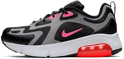 (Youth) Nike Air Max 200 'Black Hot Punch' CT6388-001 (Youth) Nike Air Max 200 'Black Hot Punch' CT6388-001