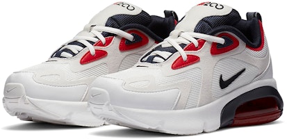 耐吉 Air Max 200 低帮 跑步鞋 GS 白紅 Lookbook 耐吉 Air Max 200 低帮 跑步鞋 GS 白紅