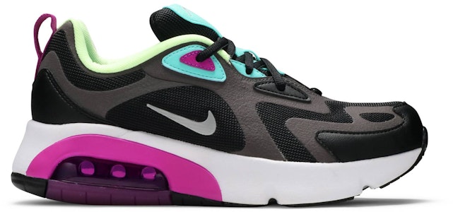 耐吉 Air Max 200 低筒 跑步鞋 GS 黑白紫 Buy 耐吉 Air Max 200 低筒 跑步鞋 GS 黑白紫