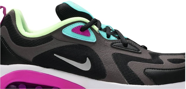 耐吉 Air Max 200 低筒 跑步鞋 GS 黑白紫 Order 耐吉 Air Max 200 低筒 跑步鞋 GS 黑白紫