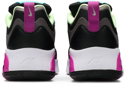 耐吉 Air Max 200 低筒 跑步鞋 GS 黑白紫 Details for 耐吉 Air Max 200 低筒 跑步鞋 GS 黑白紫