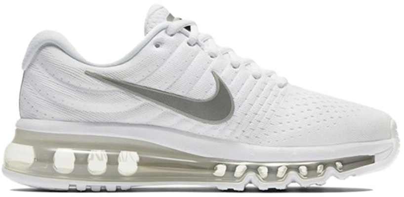 (JR) 耐克Air Max 2017 '白色金属银' 851622-100 Order (JR) 耐克Air Max 2017 '白色金属银' 851622-100