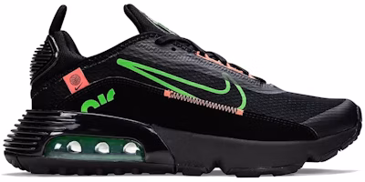(Youth) Nike Air Max 2090 'Black Green Strike Crimson' DB2618-001 (Youth) Nike Air Max 2090 'Black Green Strike Crimson' DB2618-001