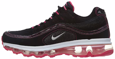 (Youth) Nike Air Max 24 7 'Black Vivid Pink' 401258-001 (Youth) Nike Air Max 24 7 'Black Vivid Pink' 401258-001