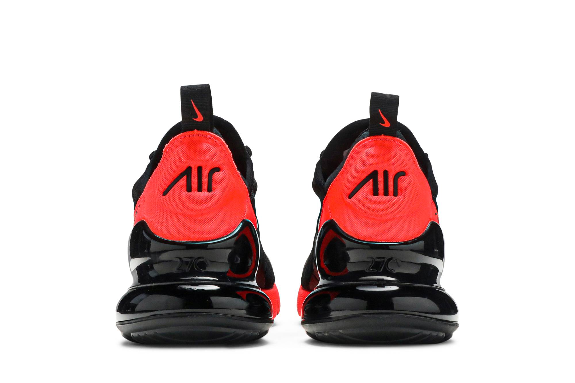 (Youth) Nike Air Max 270 'Black Bright Crimson' 圖 6