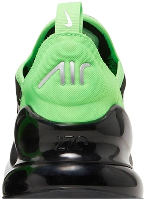 (JR) 나이키 에어 맥스 270 '블랙 그린 스트라이크' 943345-021 Sizing (JR) 나이키 에어 맥스 270 '블랙 그린 스트라이크' 943345-021