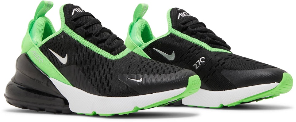 (JR) 나이키 에어 맥스 270 '블랙 그린 스트라이크' 943345-021 Cheap (JR) 나이키 에어 맥스 270 '블랙 그린 스트라이크' 943345-021