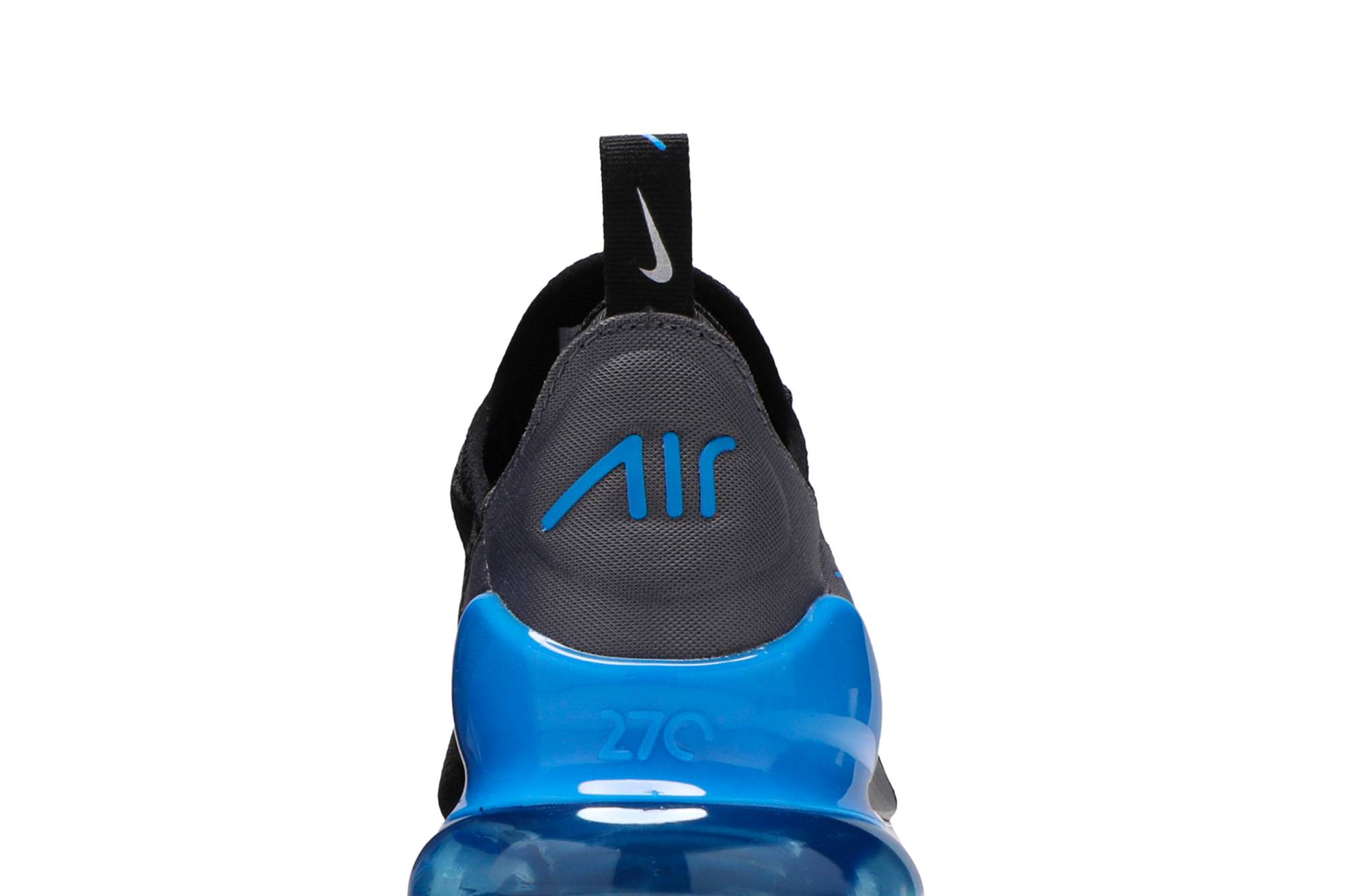 Sizing (JR) Nike Air Max 270 'Hitam Biru Foto Terang' DC9199-002