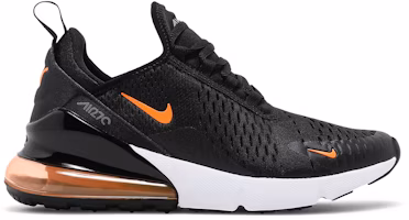 (Youth) Nike Air Max 270 'Black Total Orange' DM3208-001