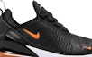 Order (JR) 나이키 에어맥스 270 '블랙 토탈 오렌지' DM3208-001