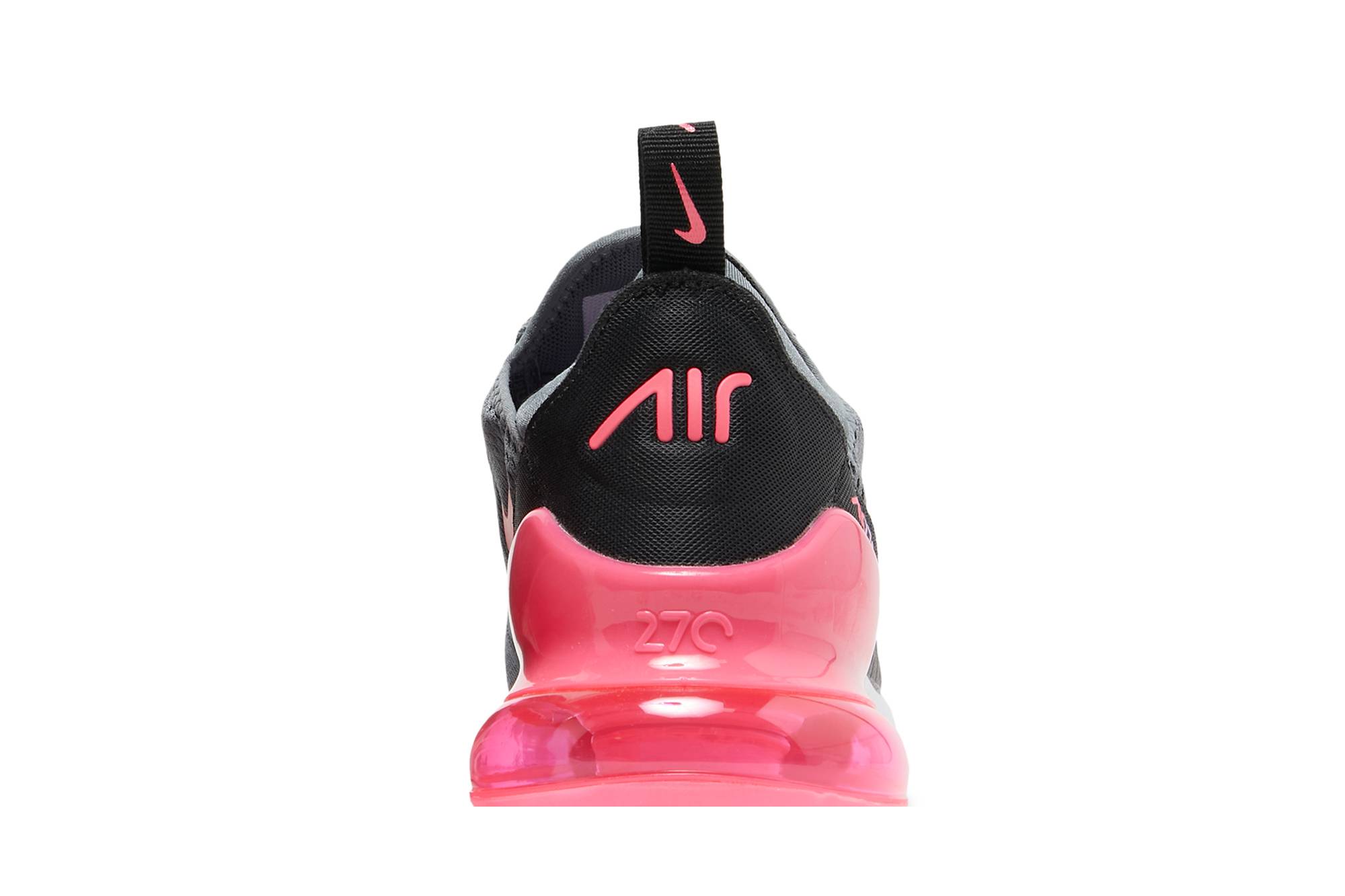 Sizing (Youth) Nike Air Max 270 'Grey Hyper Pink' 943345-031